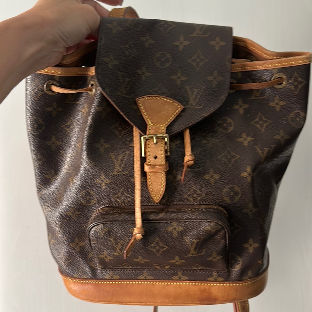 LV Monogram Montsouris MM Backpack
